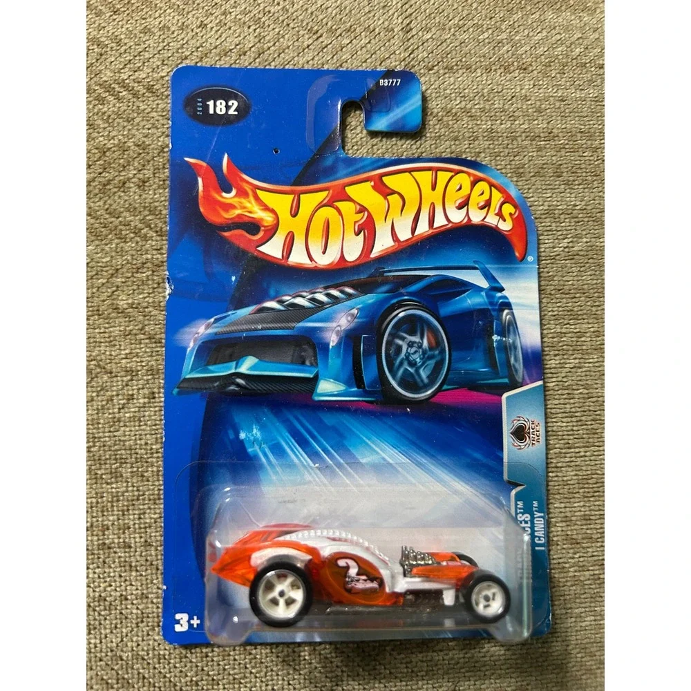 Hot Wheels 2004 Track Aces I Candy Orange‎ White 182 B3777 Diecast Car New